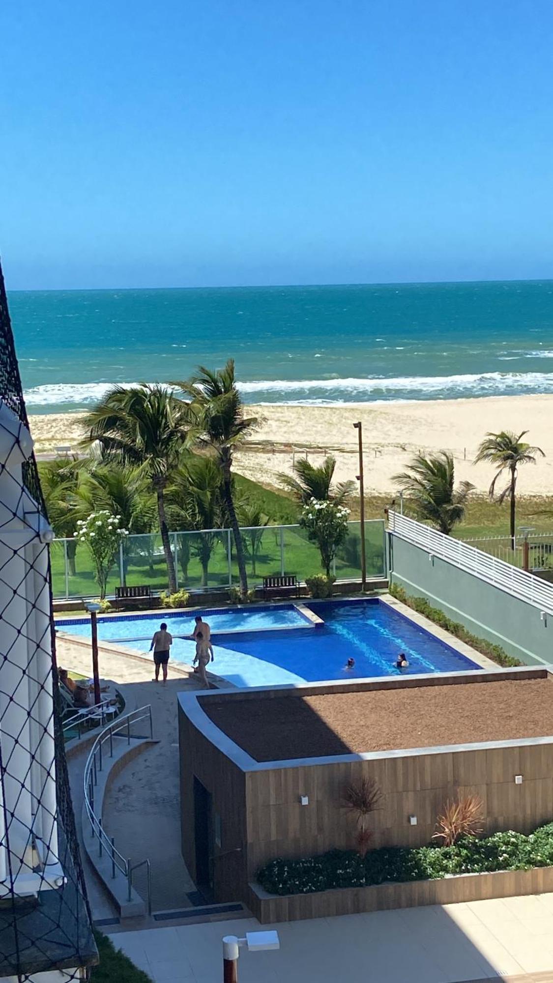 Apto Vista Mar E Pe Na Areia No Way A 300m Do Park * Aquiraz