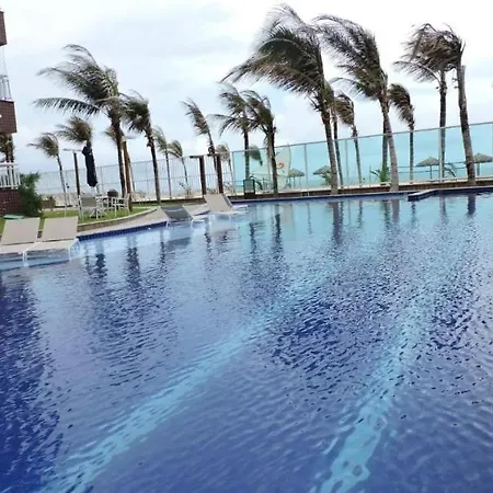 Apto Vista Mar E Pe Na Areia No Beach Way A 300M Do Beach Park Aquiraz Exterior photo