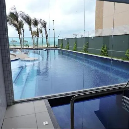 Apto Vista Mar E Pe Na Areia No Beach Way A 300M Do Beach Park Aquiraz Exterior photo